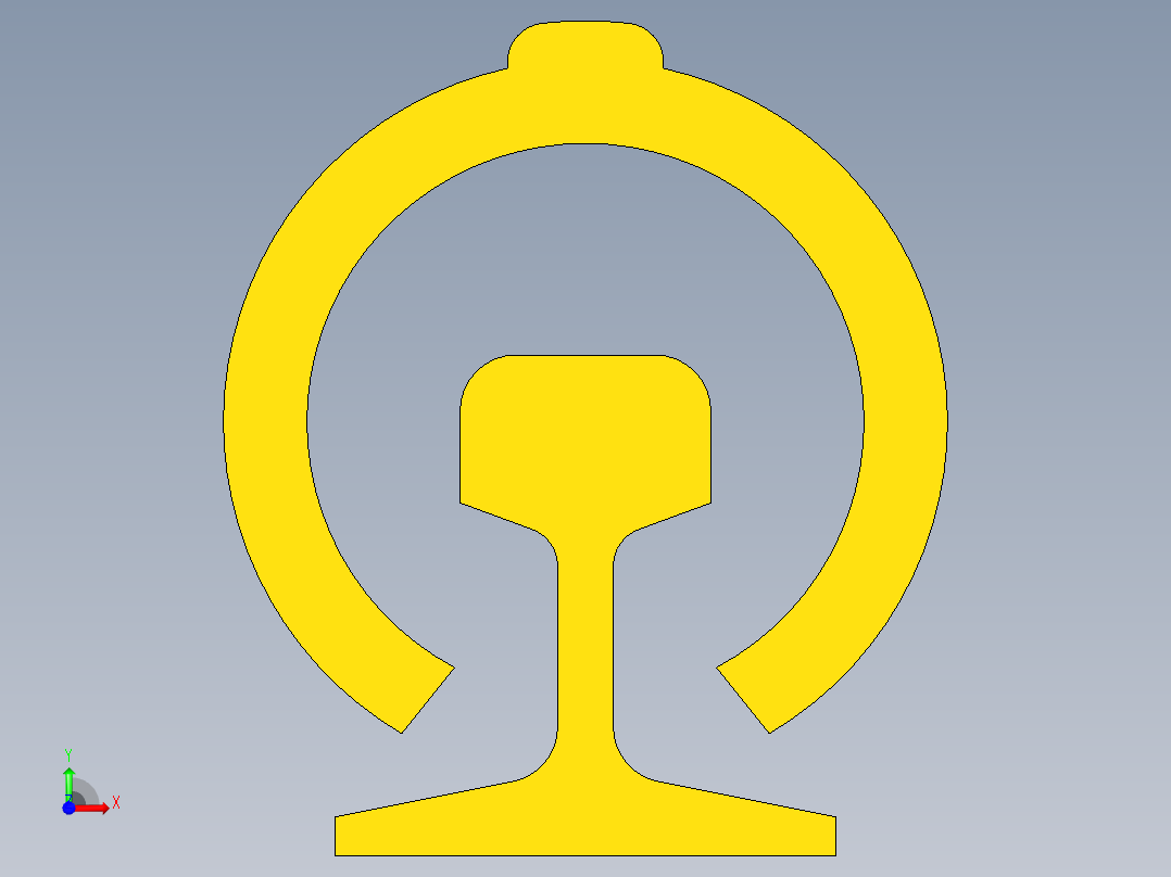 铁路路徽前视图