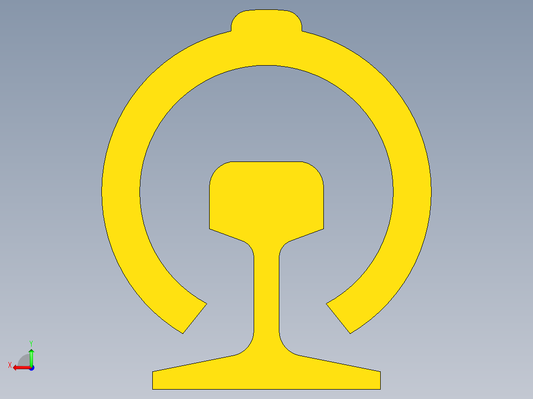 铁路路徽后视图