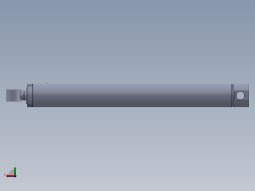 焊接式液压缸（带前端安装孔）110x55x925 mm后视缩略图