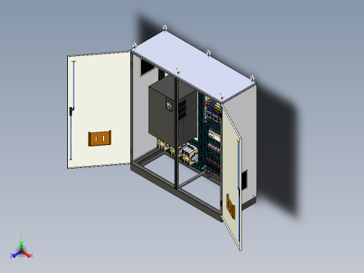 双柜组装变频器星三角双电源软启动控制柜