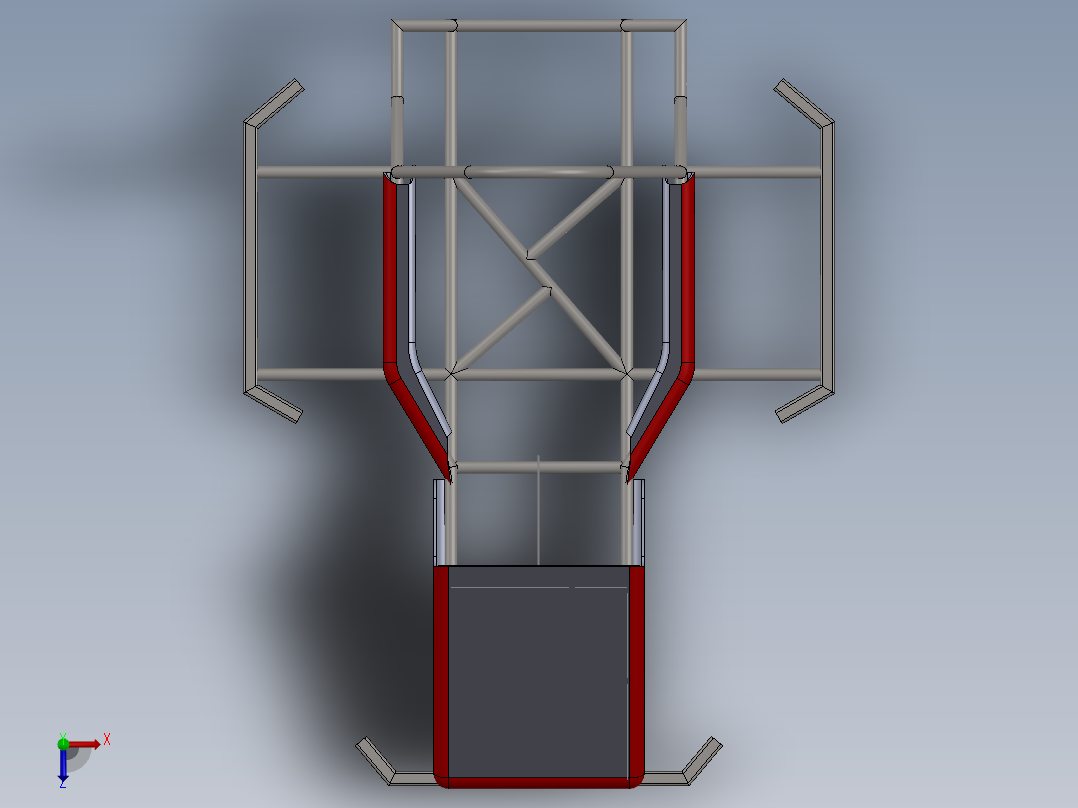 卡丁车 钢管车(54)俯视图