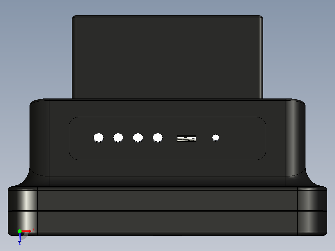 智能收款音箱俯视图