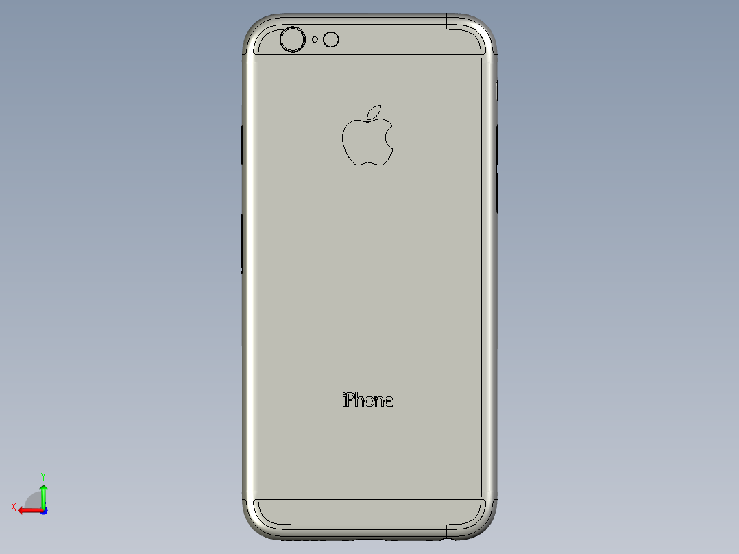 hone 6 4 7英寸12后视图