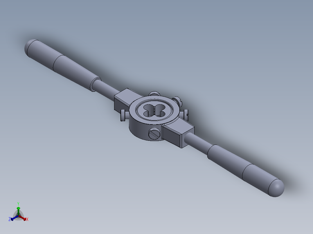 模套正等轴测图