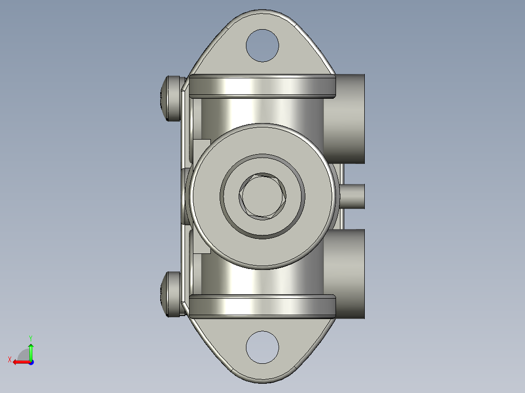 YLQA压力开关后视图