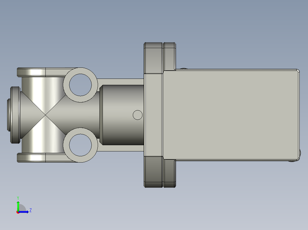 YLQA压力开关左视图