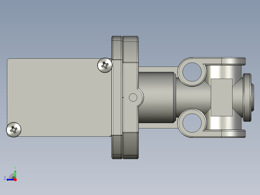 YLQA压力开关右视图
