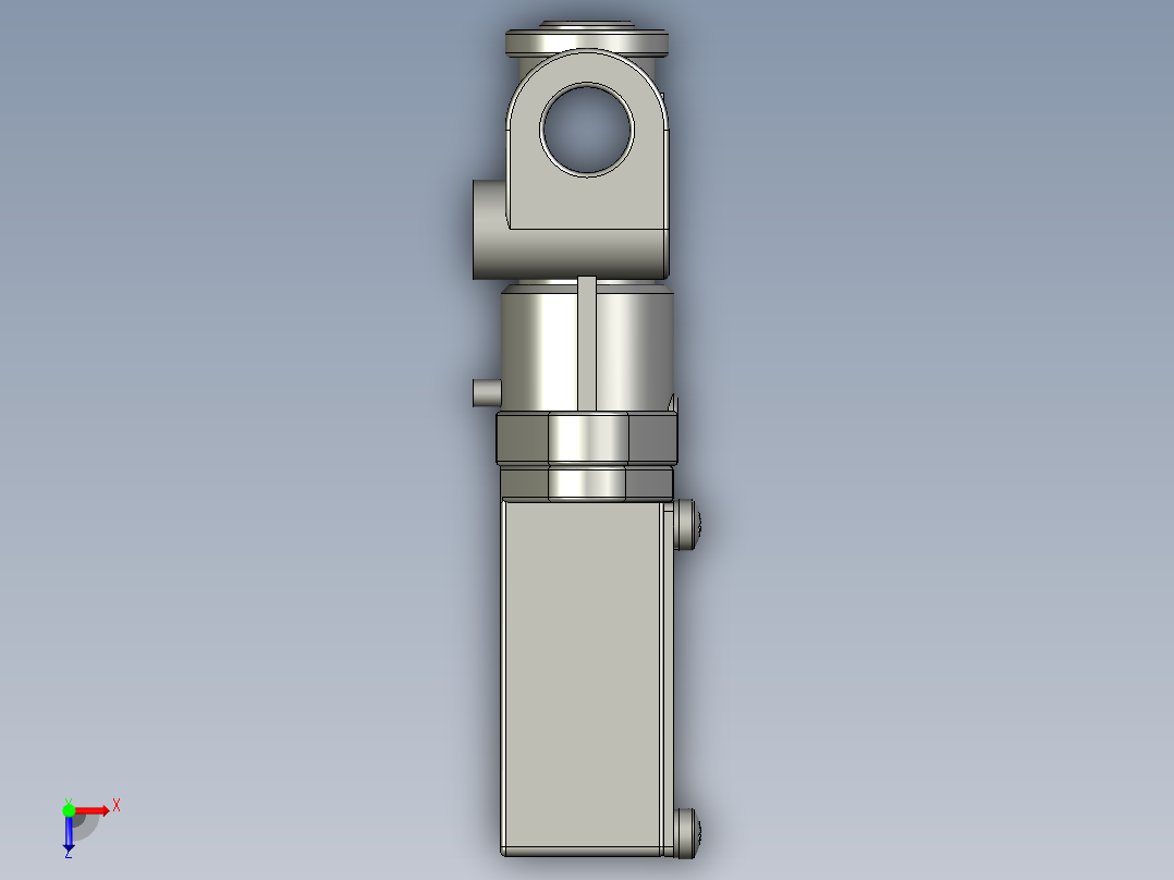 YLQA压力开关俯视图