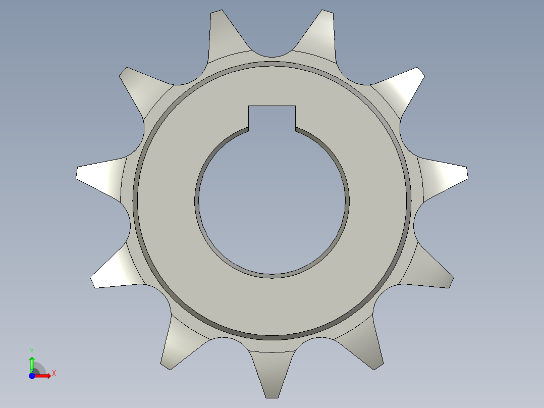 VLF11-40-11-D19链轮前视图