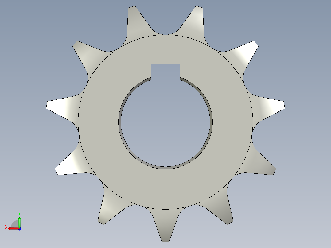 VLF11-40-11-D19链轮后视图