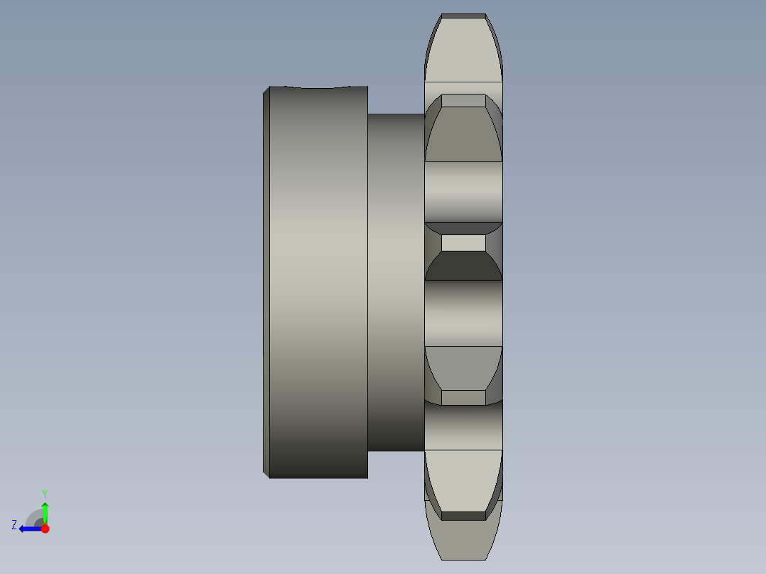 VLF11-40-11-D19链轮右视图