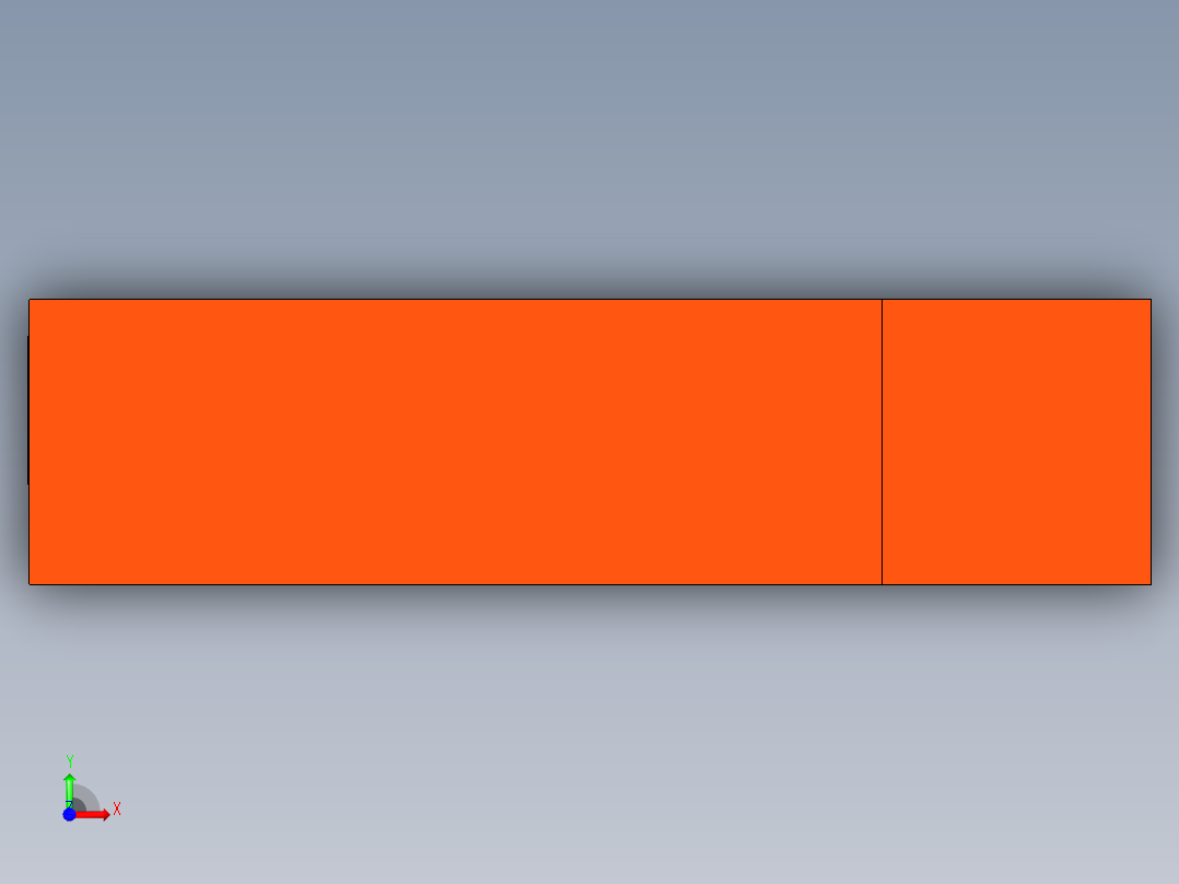 两居室现代装修设计前视图