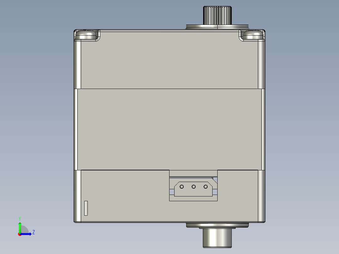 机械臂舵机360度舵机左视图