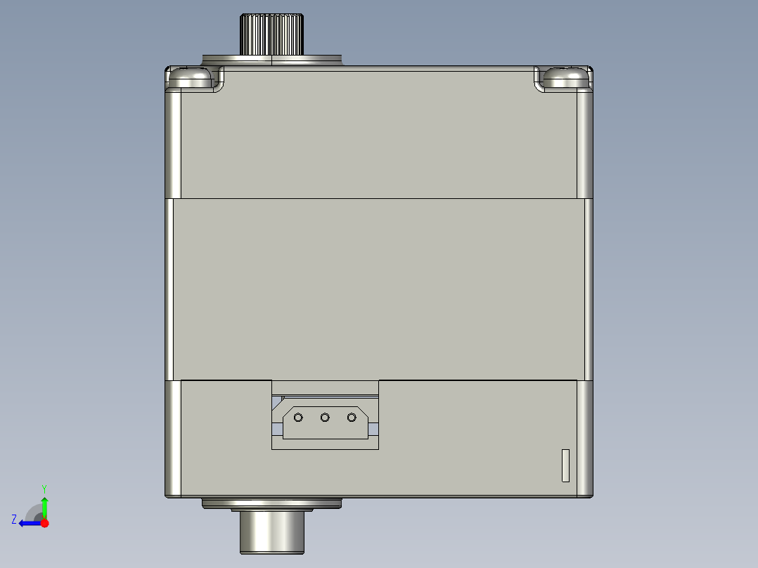 机械臂舵机360度舵机右视图