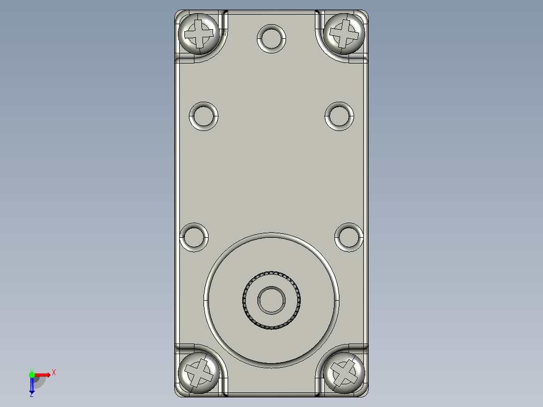 机械臂舵机360度舵机俯视图