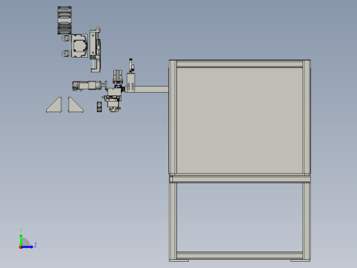 卡扣装卡扣机构左视缩略图
