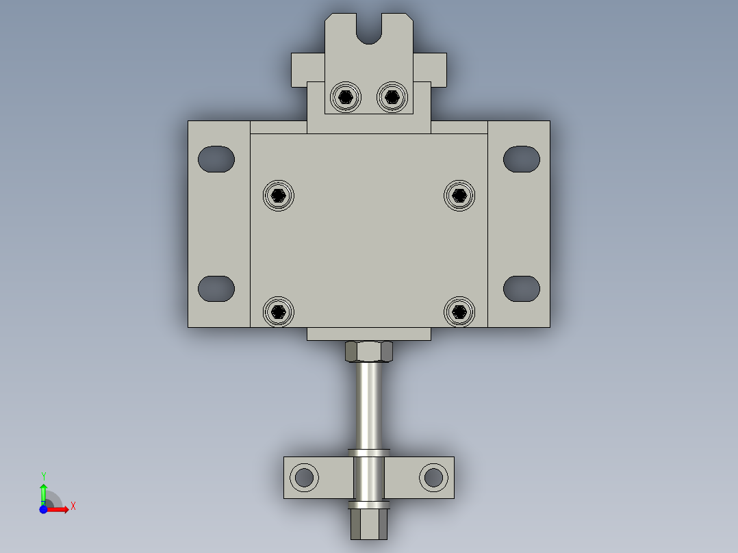 平台限制装置前视图