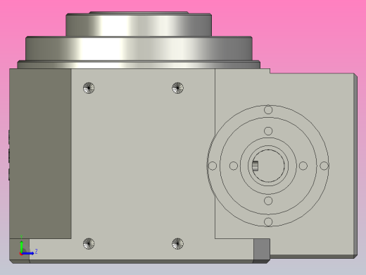 鑫松RU80DT凸轮分割器左视缩略图
