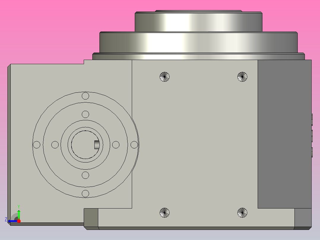 鑫松RU80DT凸轮分割器右视图