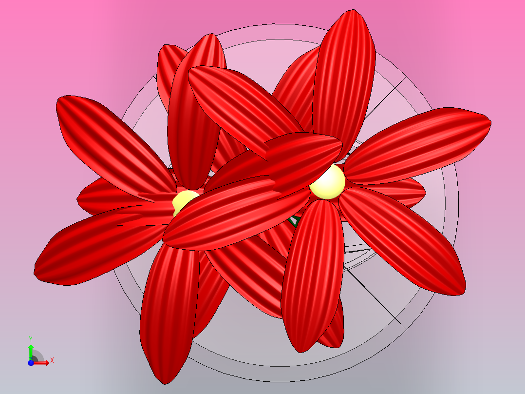 花造型设计9前视图