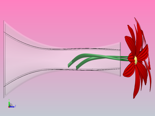 花造型设计9左视缩略图