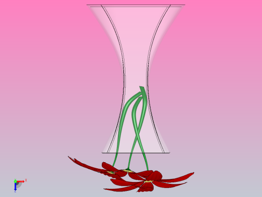 花造型设计9俯视缩略图