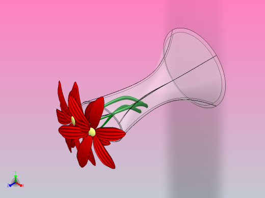 花造型设计9正等轴测缩略图