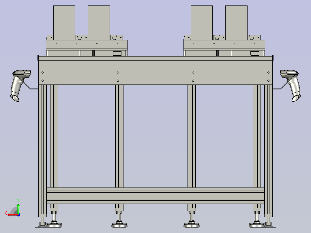 福来轮线体后视图