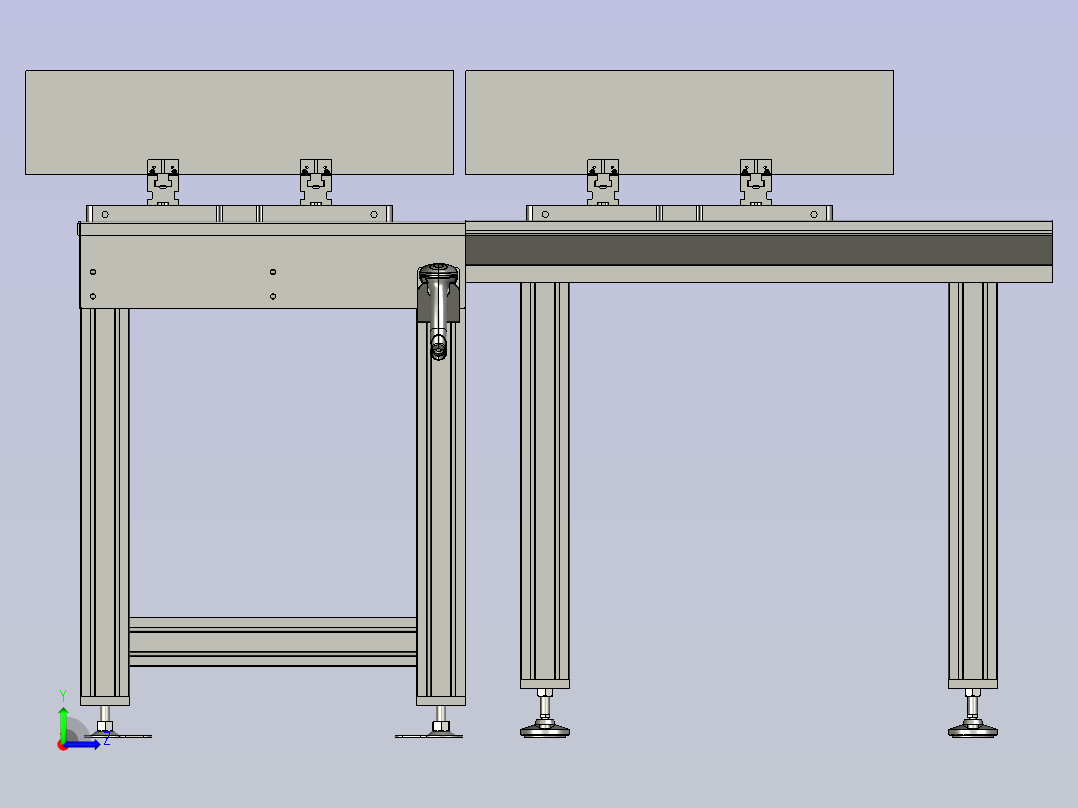 福来轮线体左视图