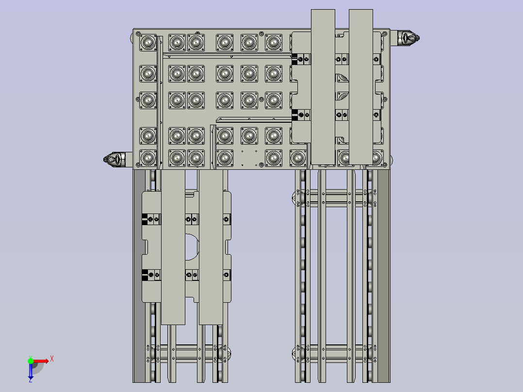 福来轮线体俯视图