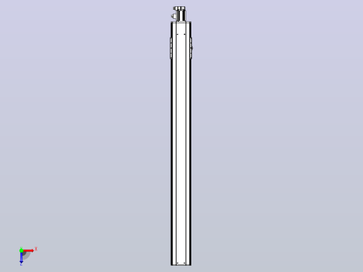 日规模组半封闭丝杆TPA-HNR-220D-3210C-L2150-M-Y-P1K-N3俯视缩略图