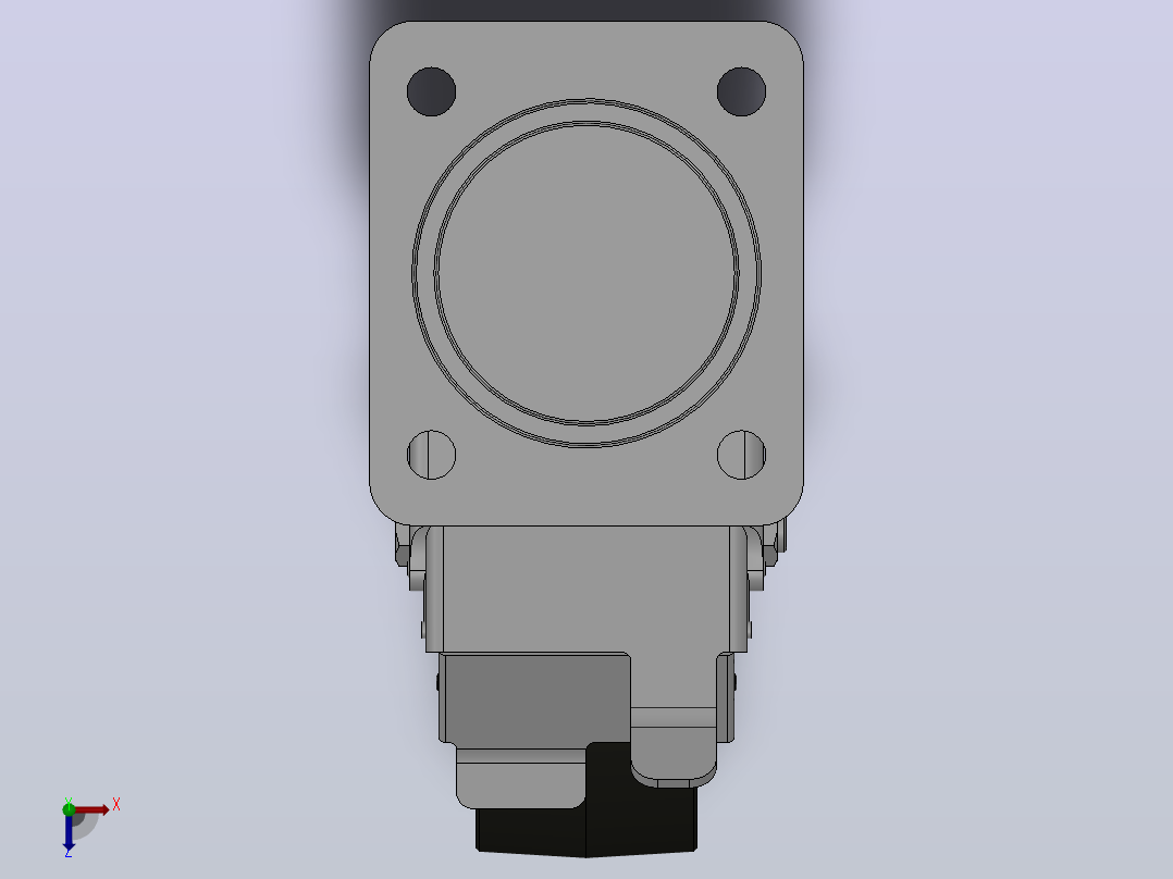Z13-01B-150-342B重型轮[Z13-01B-150-342B]脚轮俯视图
