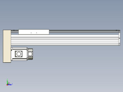 日规模组半封闭丝杆TPA-HNR-220D-3210C-L450-MP-C-P1K-N3左视缩略图