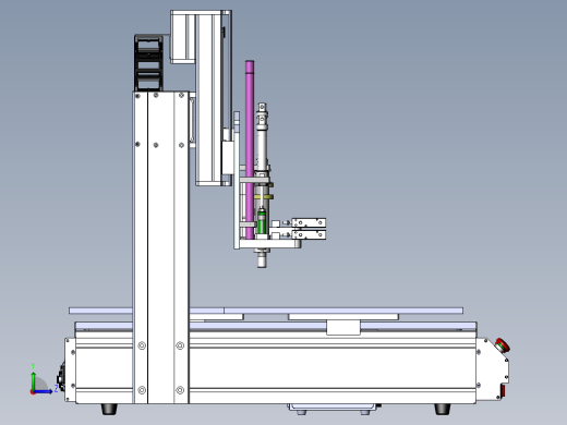 龙门式双通道点胶机sw16可编辑左视缩略图