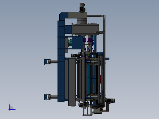 钢板矫直机sw21左视缩略图