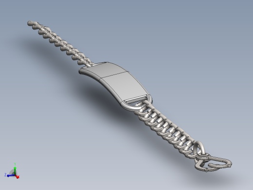 solidworks 银手镯设计