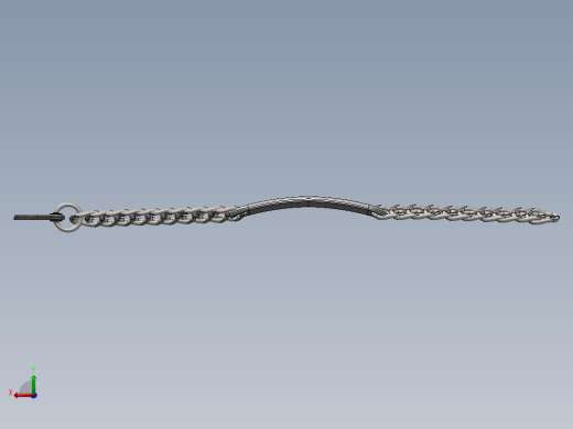 solidworks 银手镯设计后视缩略图