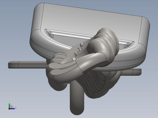 solidworks 银手镯设计左视缩略图