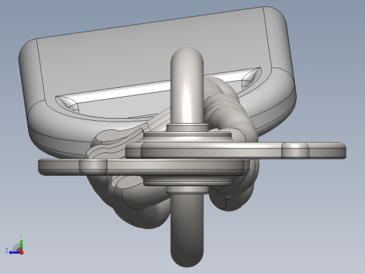 solidworks 银手镯设计右视缩略图
