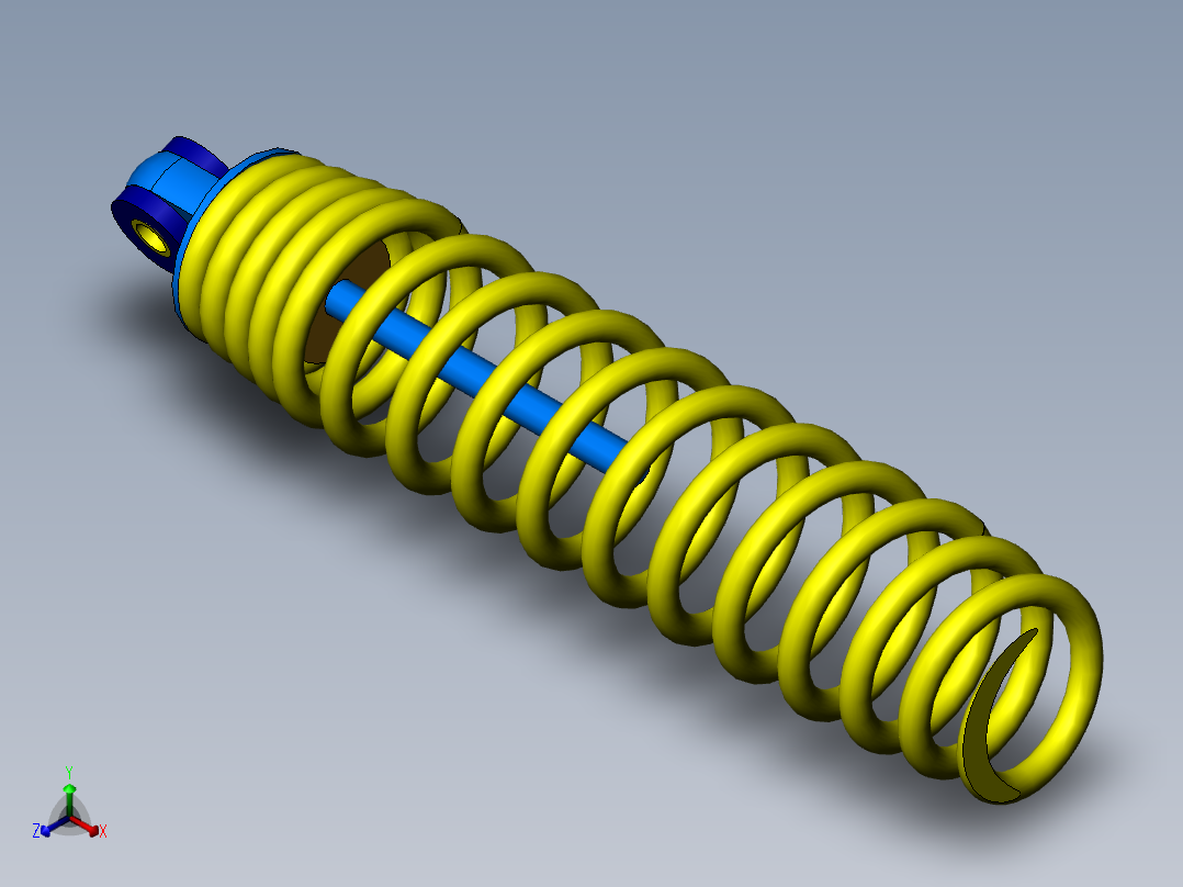 solidworks 冲击线圈正等轴测图