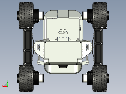 leo-rover四轮火星车3D图纸 STEP格式后视缩略图
