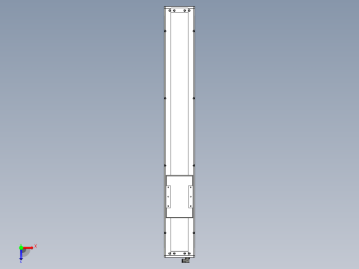Toyo东佑达直线模组-ECH14-700-M-A2.stp；俯视缩略图