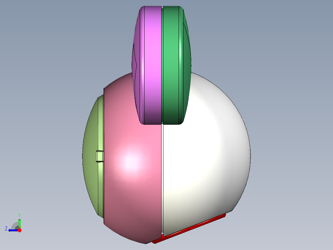 卡通迷你U盘右视图