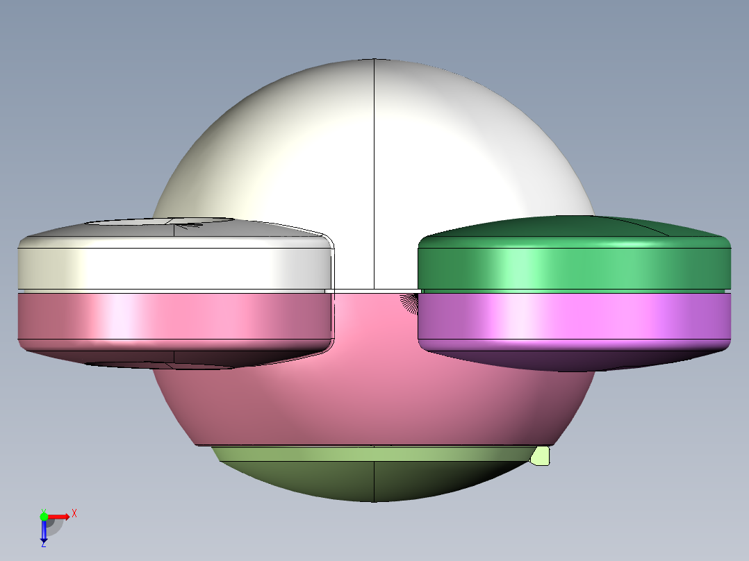 卡通迷你U盘俯视图