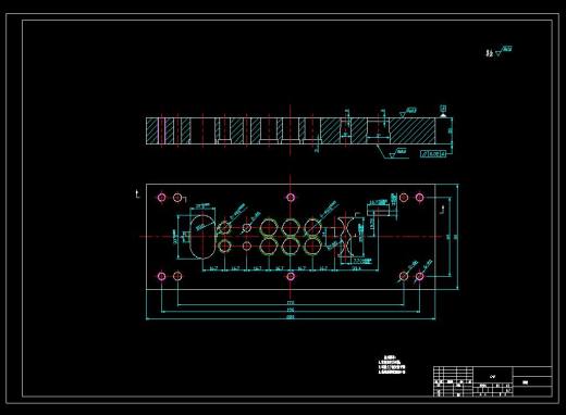 双孔焊片级进模（CAD图+SW三维）缩略图