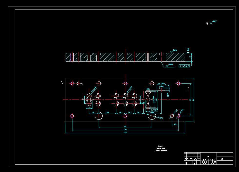 双孔焊片级进模（CAD图+SW三维）