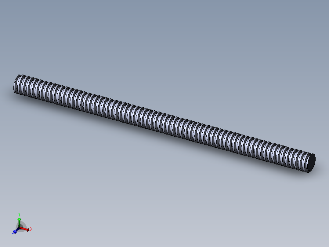 公制 （ISO） 梯形螺钉-TR12x3x200.SLDPRT