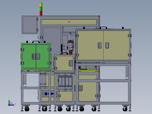 整机组装机左视缩略图