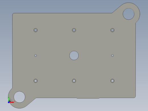固定车厢上角铁弯曲模（CAD图+UG三维）前视缩略图