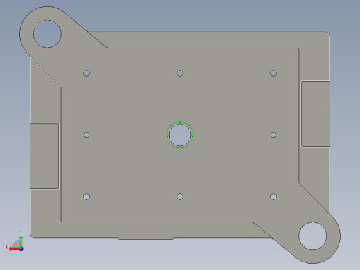 固定车厢上角铁弯曲模（CAD图+UG三维）后视缩略图